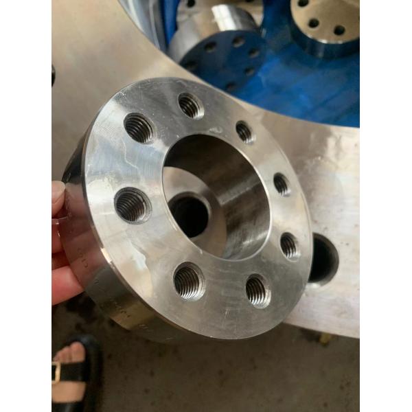 Подгонянный выкованный фланец стороны углерода стальной плоский с не продетый нитку проходить