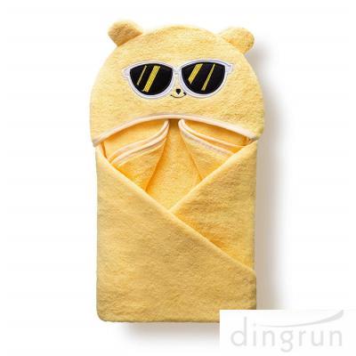 Customized Soft And Absorbent Cotton Baby Hooded Towels For Children Eco Friendly