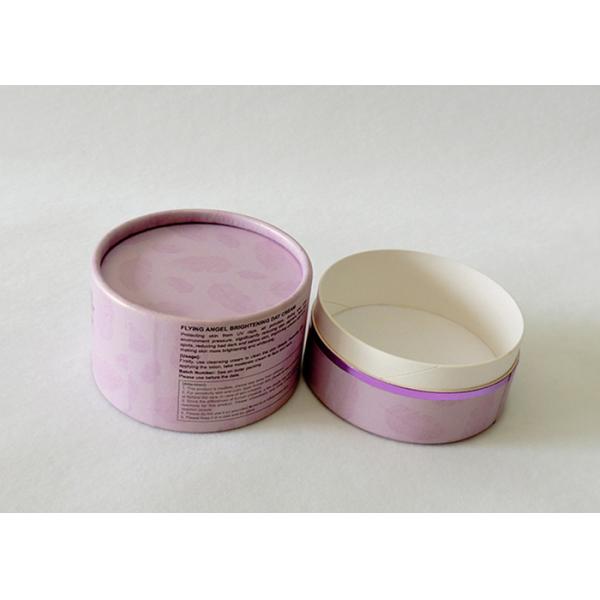 OEM Embossing Paper Tube Packaging For Cosmetic / Skincare / Candle Packaging