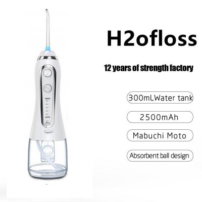 Água ultrassônica recarregável impermeável sem corda Flosser para a casa e o curso