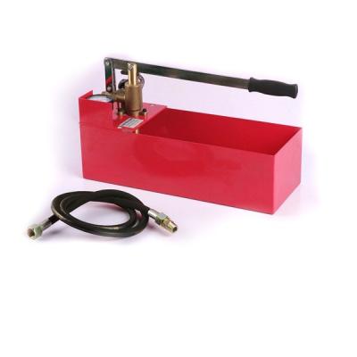 Bomba hidrostática manual hidráulica do teste com o manual do tanque de água