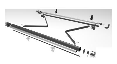 Anti Rust Metal Awning Frame Kit Awning Spare Parts Custom Colour