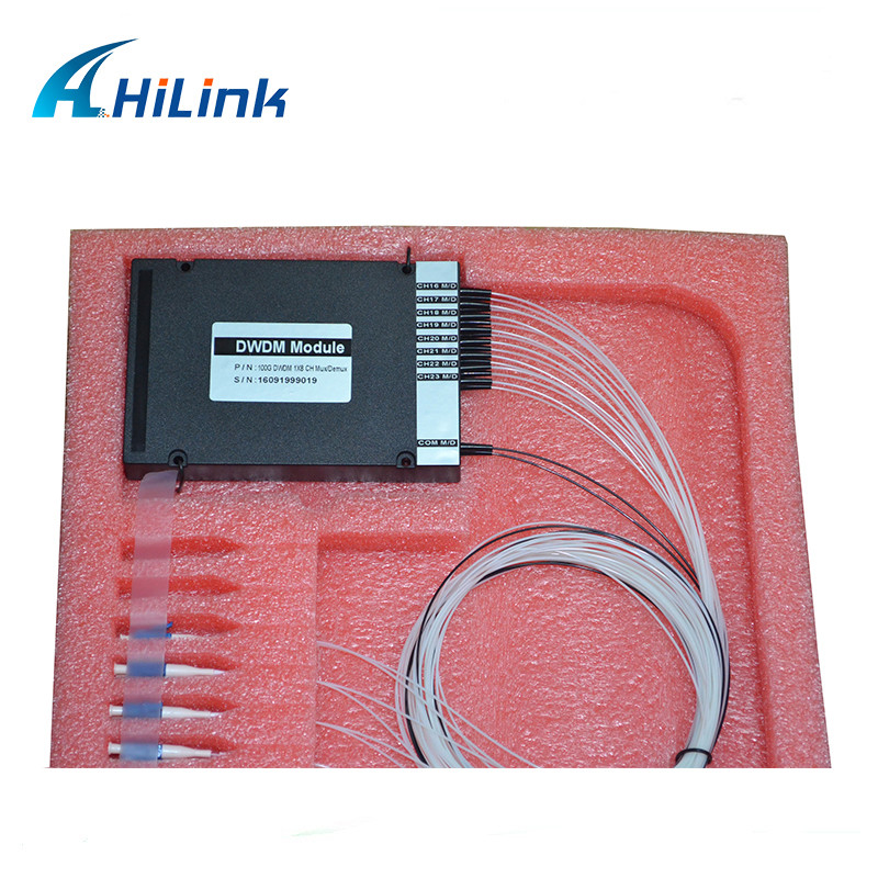 тип оптически Mux Demux ABS волокна 100G 8CH DWDM Mux Demux CH16-CH23 двойной