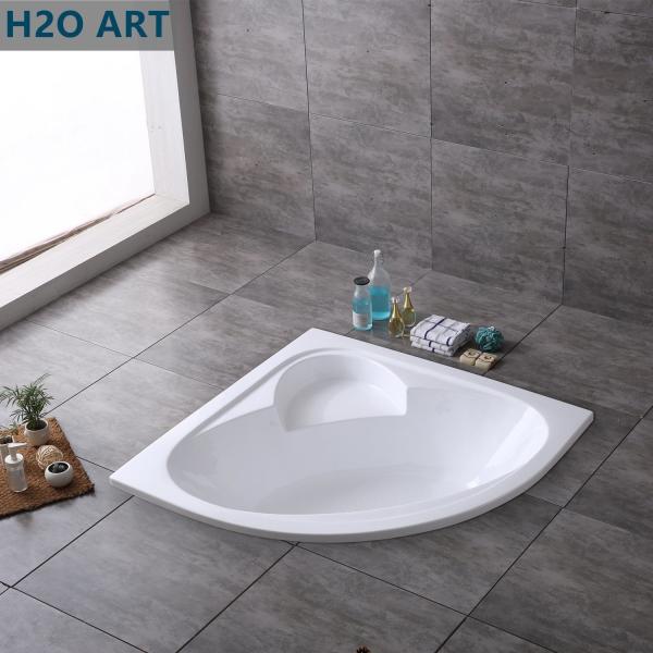 HA10 Corner Drop Simple Acrylic Bathtub with Built-in Design and Affordable Prices