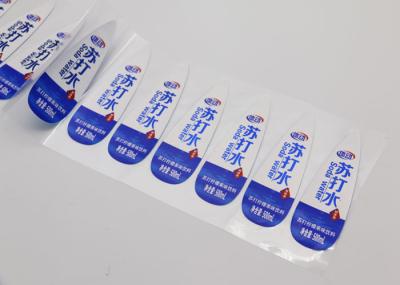 Custom Product Label Stickers , Transparent PVC Self Adhesive Vinyl Product Labels