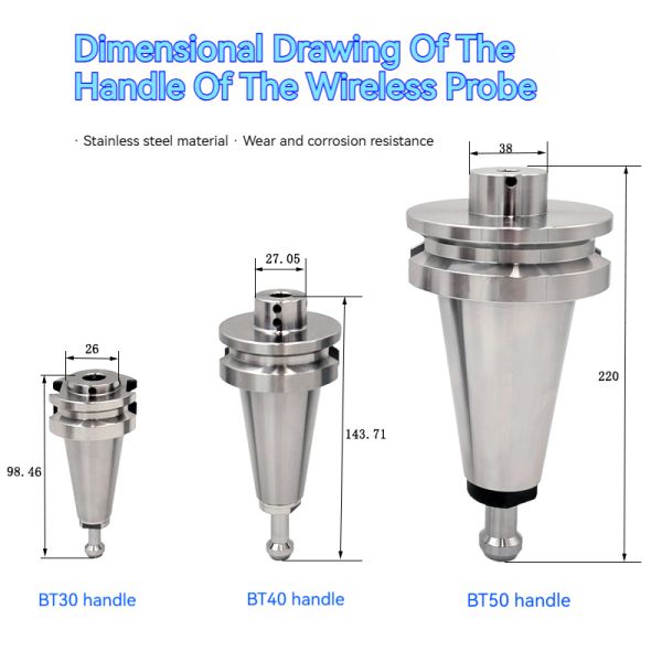 Renishaw Tool Holder BT30 Shank Probe Kit OMP40 Touch Probe Holders CNC Machine Tool Accessories