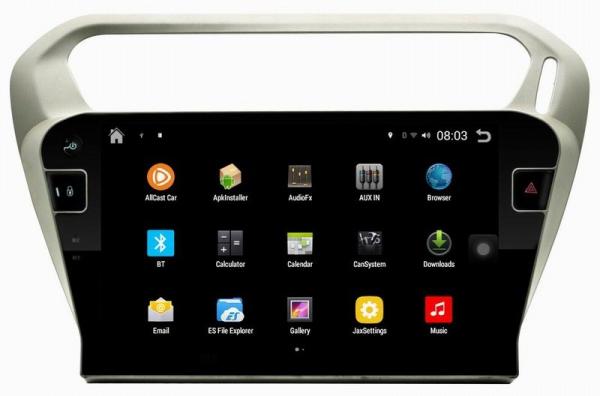 Ouchuangbo auto dvd gps navi for Peugeot 301 Elisee 2013 with bluetooth SWC AUX big screen android 4.4 system