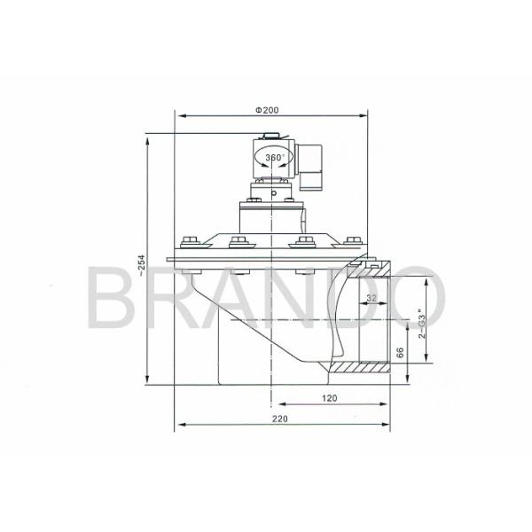 Б ДМФ - з - ДК клапана 24в ИМПа ульс сборника сумки пыли 76С пневматический размер трубы 3 дюймов