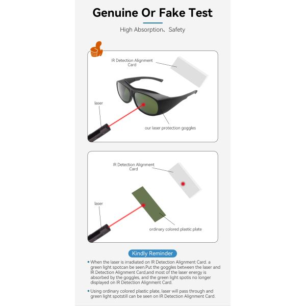 OD6 LASER 532 laser protection glasses laser protector laser eye protection co2 laser protection glasses 750-2000nm laser level glasses protective glasses for laser laser goggles laser protect glasses