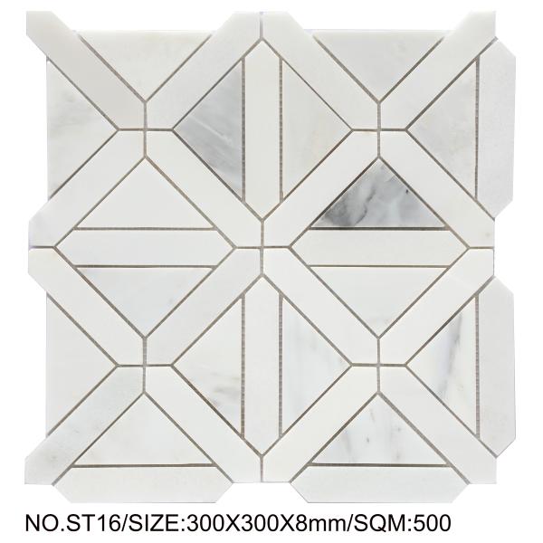 Stunning 300x300mm Natural Stone Mosaic For Dining Room and Swimming Pool