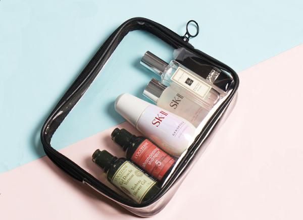 TPU waterproof transparent travel simple Korea large capacity multi-functional lady wash bag for toiletries