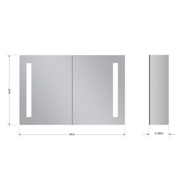 Customizable Anti Fog Bathroom Mirror Cabinet Rustproof With Jewelry Storage