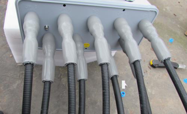 IP67 Rubber Cold Shrink Tube  28-110mm For Telecommunication Cable Protection