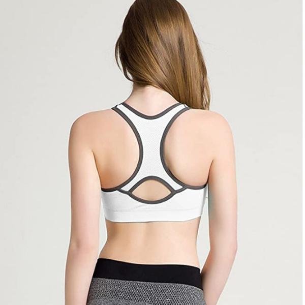 Solid Women High Impact Sports Bra Antishock Quick drying Short