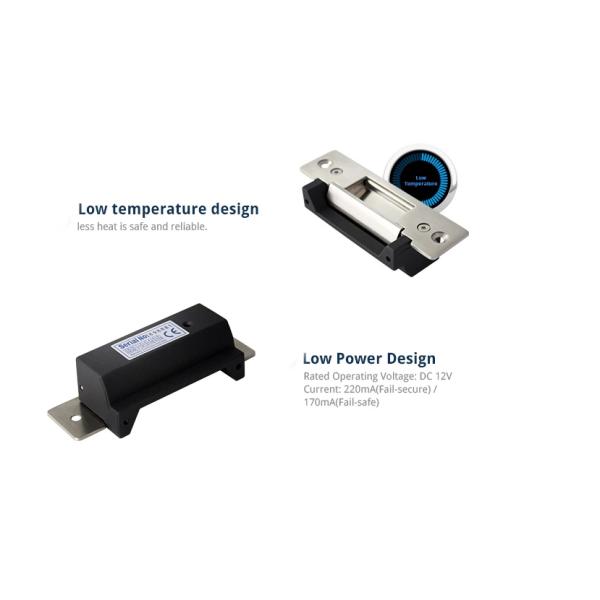 Stainless Steel Fail Safe 1600Lbs Electric Strike Door Lock