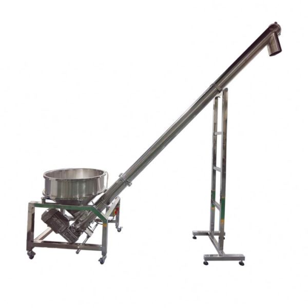 Custom Stainless Steel Heat Resistant Screw Feeder with 52L Hopper Capacity for Flour and Grains