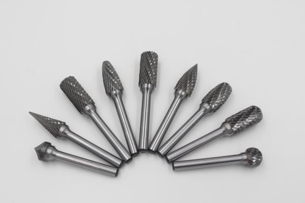 Solid Rotary Burrs For Wood Carbide Wood Carving Bits Long Service Life