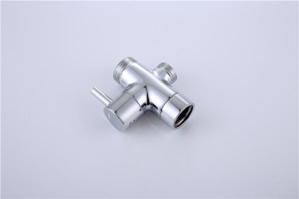 Household Hand Held Shower Hose , Brass Chrome Thermostat Shower Faucet Set