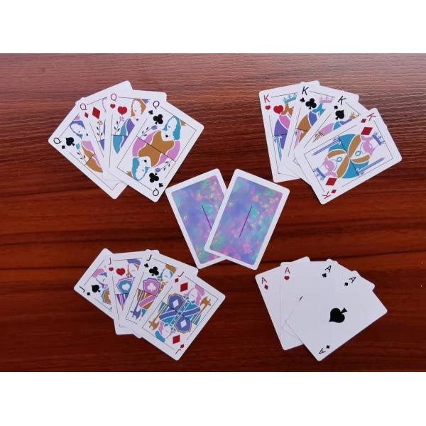 Изготовленные на заказ карты покера бумаги искусства Eco дружелюбные 300gsm C2S 57x87mm