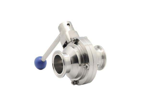 1.4301 1.4404 Butterfly Stainless Steel Valves Cracking Resistance For Piping System