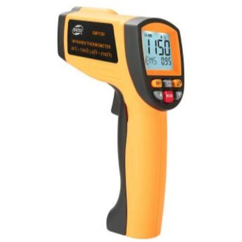 Termômetro infravermelho GM1150 do luminoso 9V do LCD