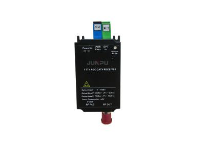 Junpu Mini Wdm Catv FTTH Agc Optical Node SC UPC 12V For Triple Play Project