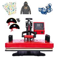 máquina de impressão combinado da sublimação da multi-função da máquina da transferência térmica da pena da placa do chapéu da caneca do t-shirt da máquina da imprensa do calor