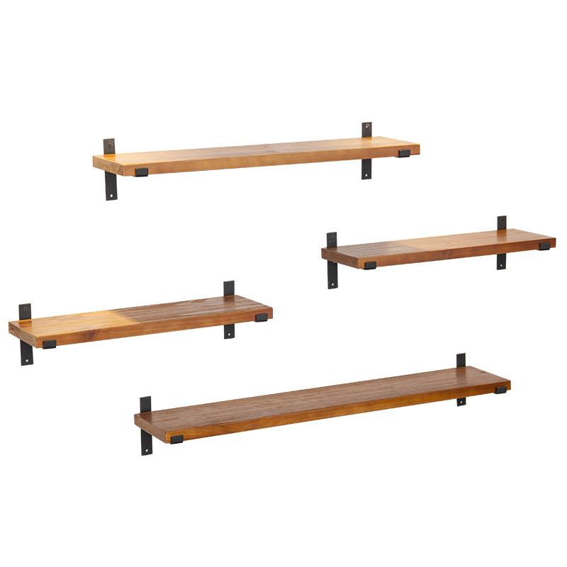 Contemporary Design 3 in 1 Floating Wood Wall Shelves for Apartment Organization