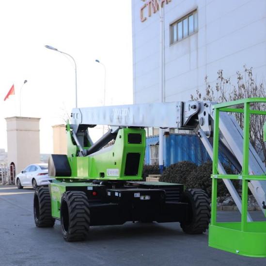 Weight 18500Kg Diesel Telescopic Boom Lift Working Height 34m