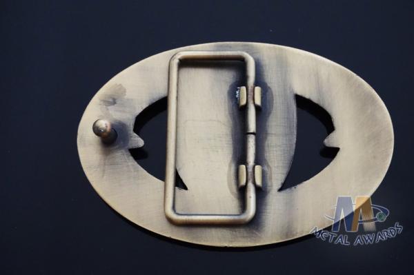 Custom Cut Out stye Womens And Men Metal Belt Buckles , Personalized Belt Buckles Pantone Color