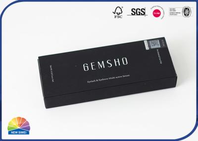 1c Print Pen Packaging Hinged Paper Box With Flocking PE Foam