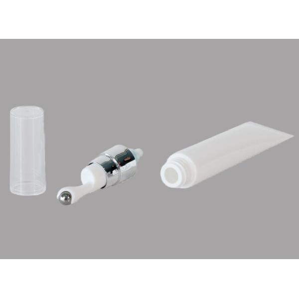 D22mm Metal Applicator Empty Custom Cosmetic Eye Cream Massage Serum Tube With Massage Stainless Steel Ball