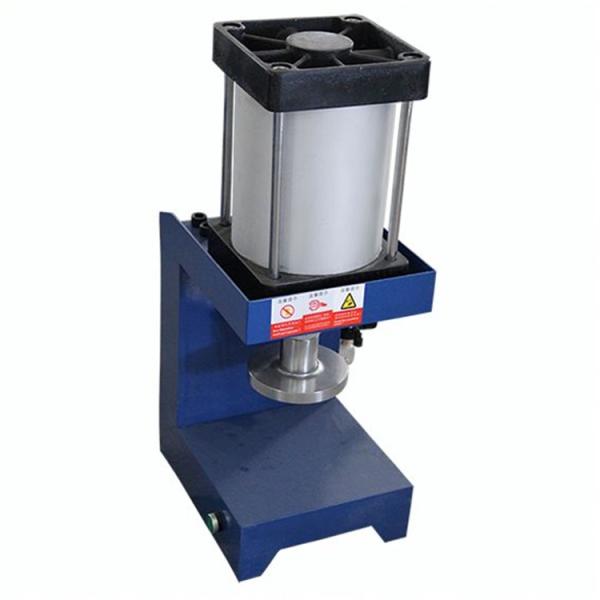 Laboratory Plastics Leather Pneumatic Rubber Cut Machine 1T 15mm Thickness