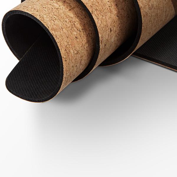 Natural Private Eco Friendly Custom Anti Slip Cork Yoga Mats with Dynamic Rebound