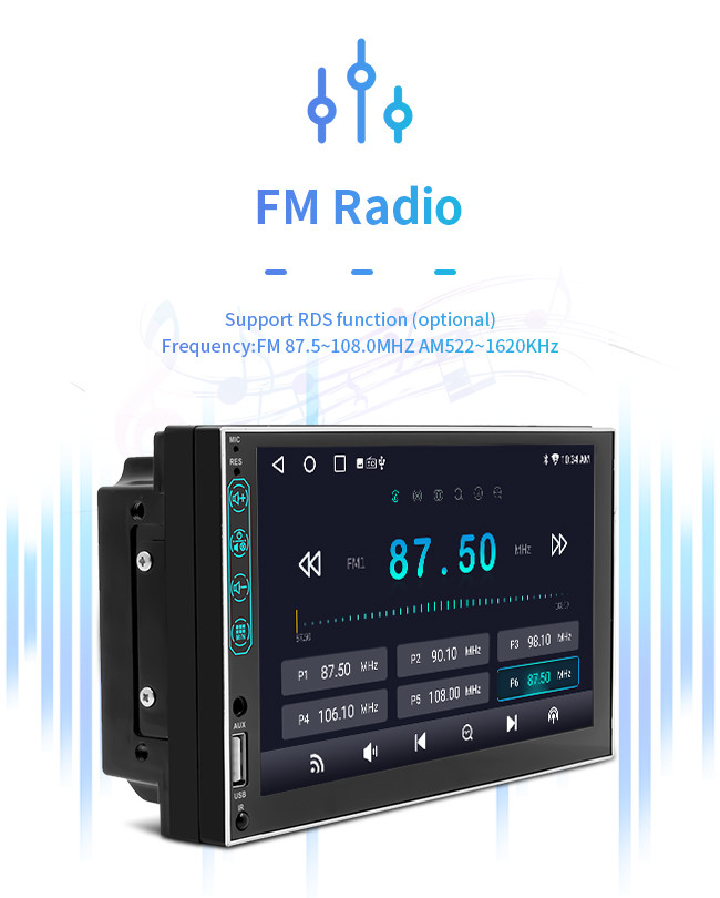 4 держатель WiFi 1G+16G планшета дюйма S-07A ядра 7 автомобильный