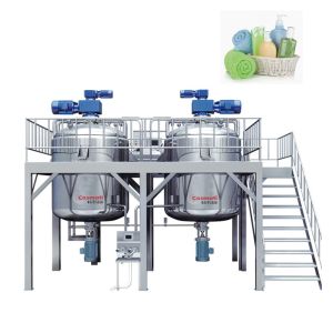 Hand Sanitizer Mixing Tank Liquid Soap Making Machine Chemical Gel Blending