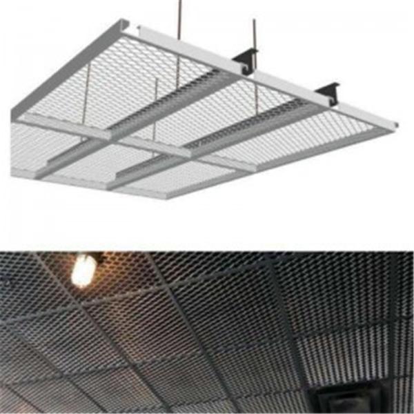 2.0mm Thickness Mesh Ceiling Panel Aluminum Decorative Expanded Metal Ceiling Panel