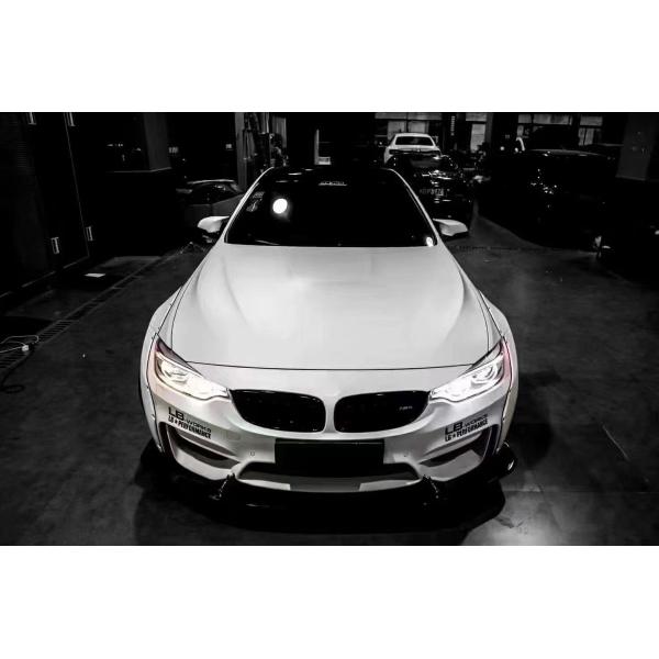 LB Wide-body Kit for BMW M4 F82 Wide-body Kit M4 F82 Upgraded LB Style Front Lip Diffuser Spoiler Carbon Fiber Body Kit
