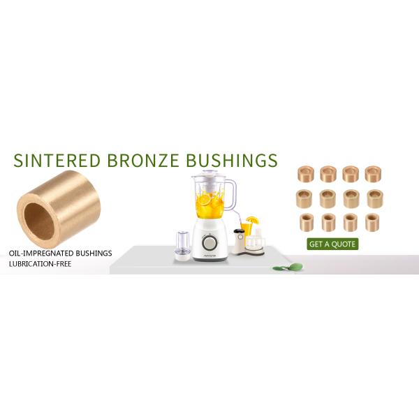 6mm 8mm ID Sleeve Sintered Bronze Bearing Bushings
