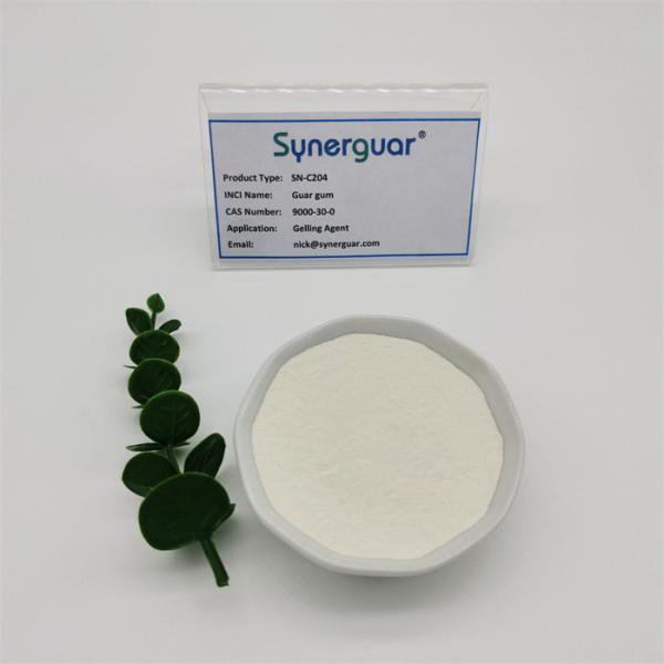 Pale Yellow Viscous Natural Gelling Agents Edible Gum Guar Powder