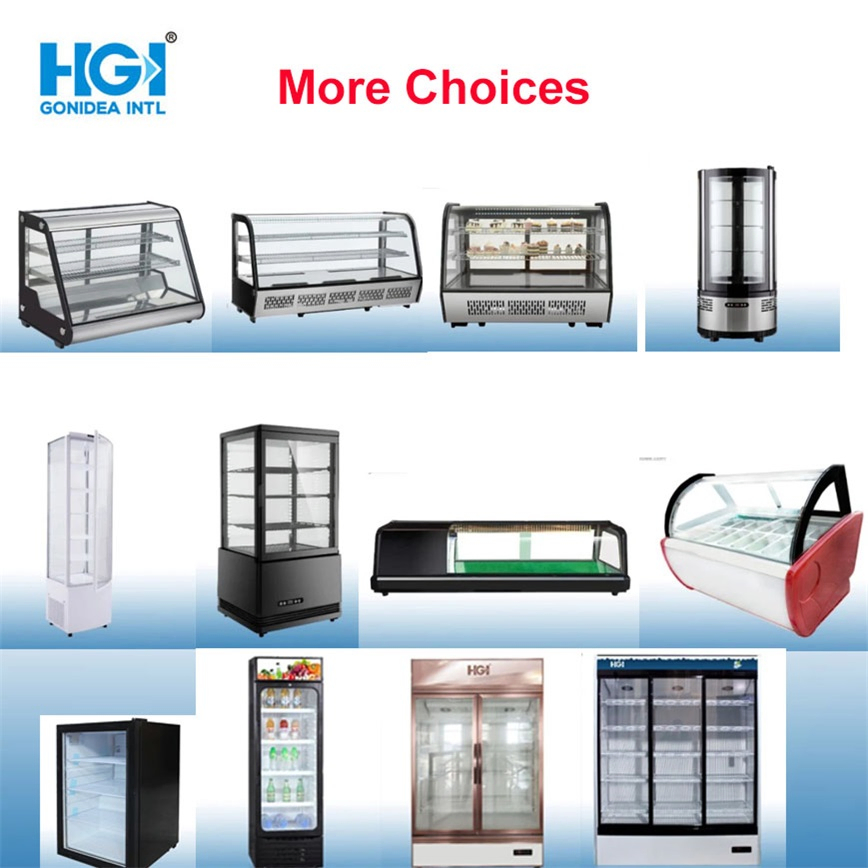 Vertical Display Rack Refrigerated Showcase Supermarket Beverage Cold Drink Chiller Cooler Lsc660K