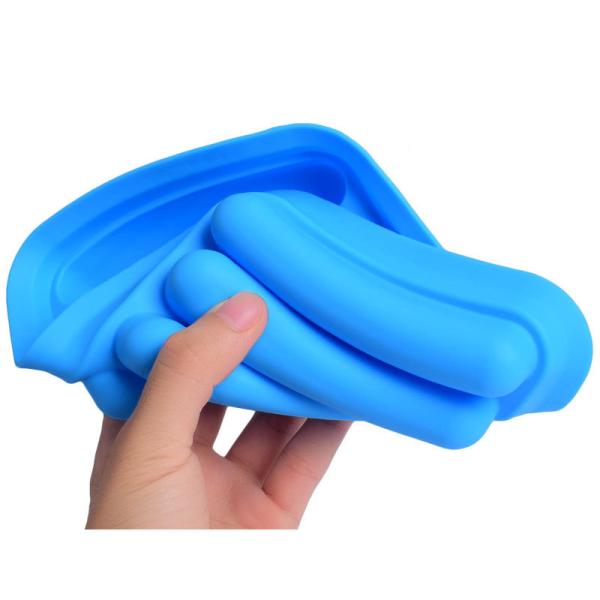 Meat sausage ham box silicone 6 hot dog box homemade DIY sausage mold baby food supplement cake baking mold