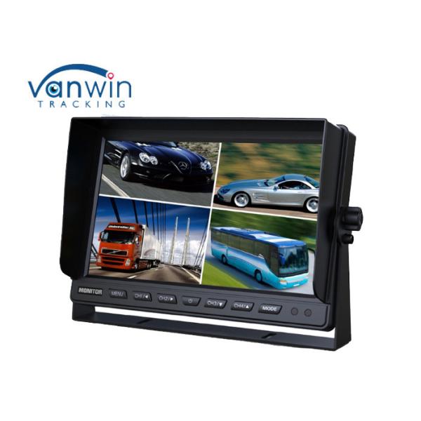 24V Van TFT LCD Color Monitor for Car 10.1 inch lcd monitor with 4 channel video input