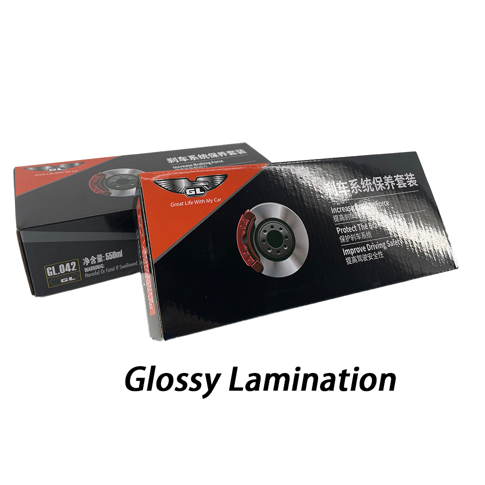 High-End Auto Spare Parts Custom Flexography Cardboard Packaging Paper Boxes Wholesale with Embossing and Matt Lamination