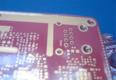 Placa RO4350B e FR4 do PWB da camada 1.7mm HDI do híbrido 10