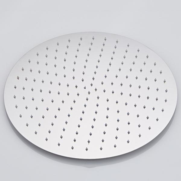 Water Saving and High Pressure Bright Chrome 8 Inch Ultra Thin Round Rainfall Shower Head
