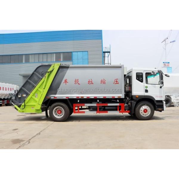 12 Square Sanitation Garbage Compression Truck with Design and Euro 4 Emission Standard