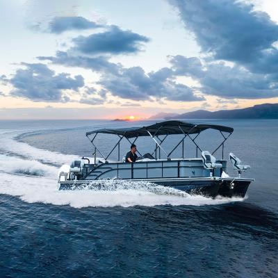Glissez sans effort dans l'eau sur notre ponton-bateau avec rangement sous siège