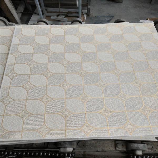 PVC Lamilated Gypsum Ceiling Tiles 600X600 7mm Gypsum Suspended Ceiling Tiles