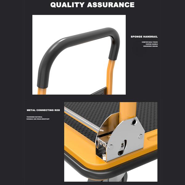 150кг L73cm*W47cm*H98cm Платформа грузовик складной платформы грузовик толкать Долли многофункциональный тяжелый склад складной